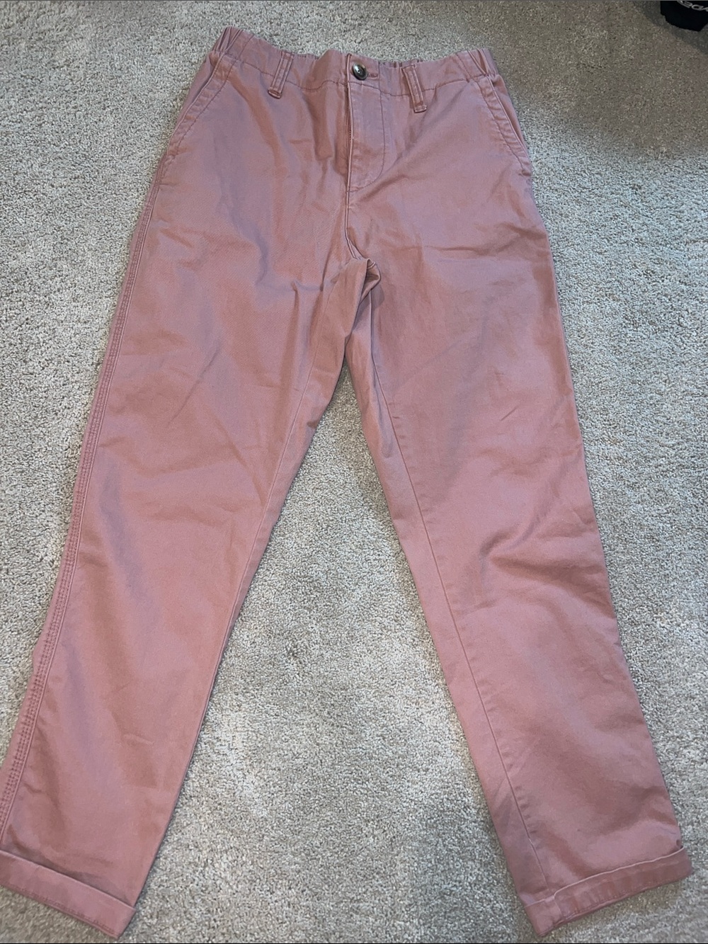 Old Navy Mauve Cropped Chino Pants